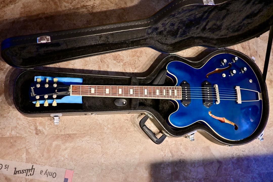 最終Gibson ES-330L Beale Street Blue ミスチル