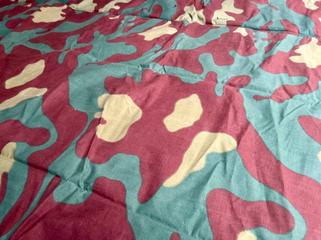 ①1952年製 デッドストック イタリア軍幕 タープ テント サンマルコ迷彩