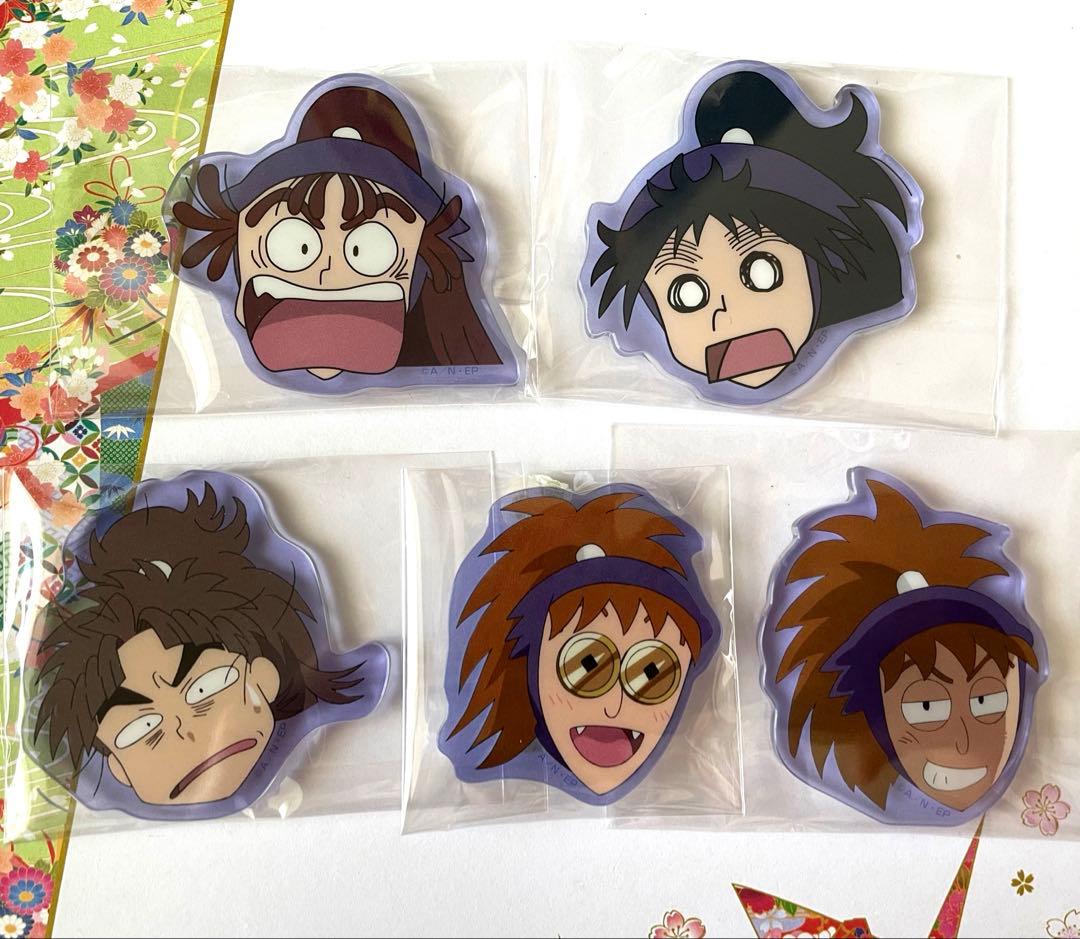 忍たま アクリルマグネット みんなであっぷっぷ 尾浜 久々知 竹谷 不破 鉢屋