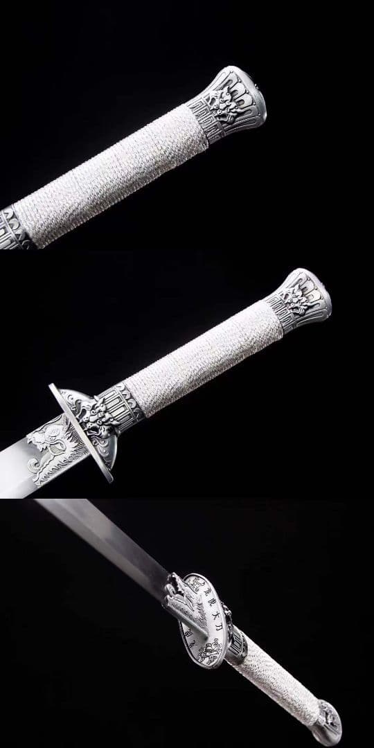 蛇尾皮龍虎大刀 古兵器 武具　刀装具　日本刀　模造刀 居合刀