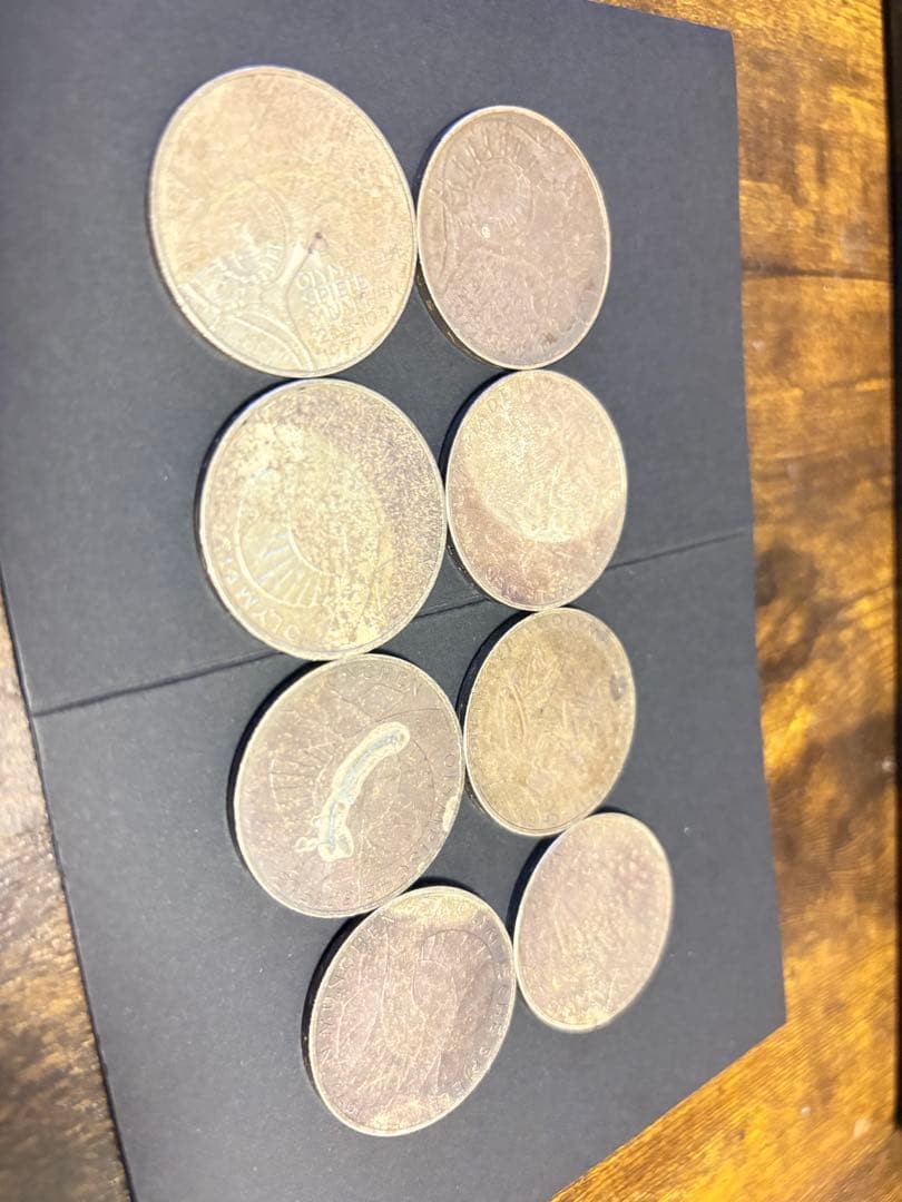 福*ん様 1972 ミュンヘンオリンピック銀貨8点セット　約123g ＳＶ625