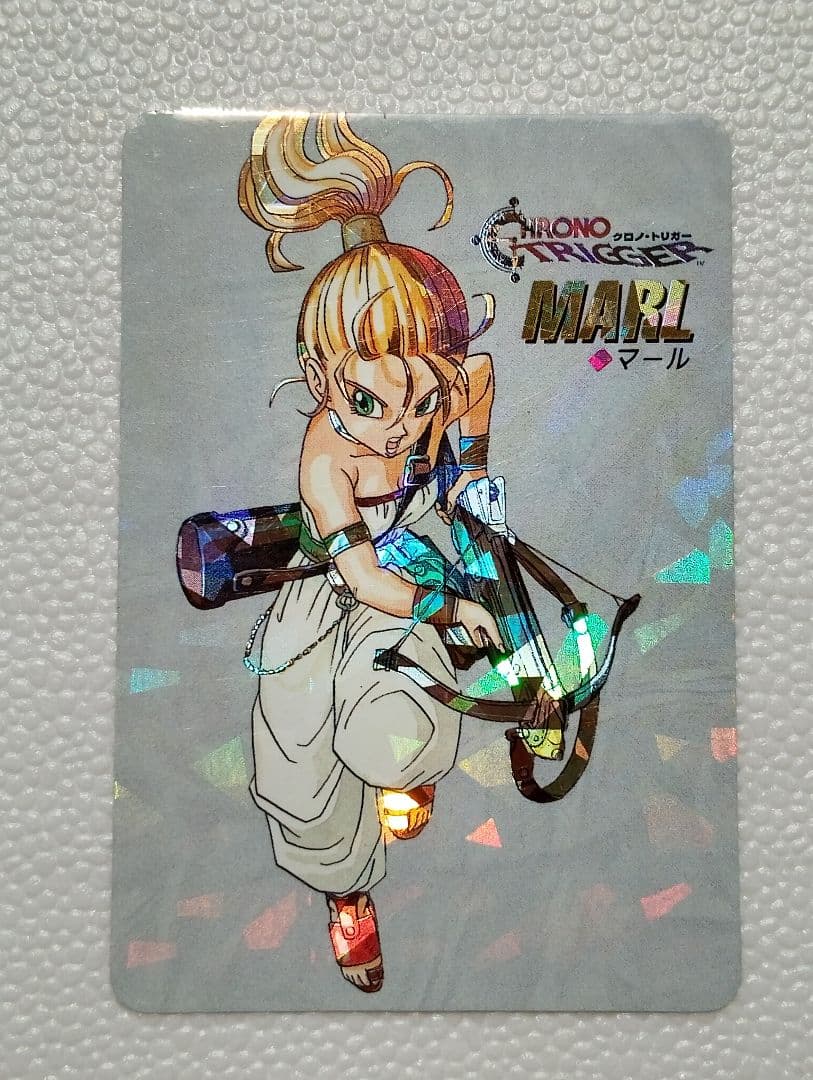 非売品　クロノトリガーカードダス　《キラカード　5枚》　付属品=袋と帯