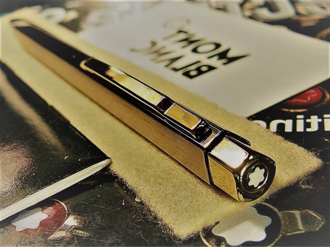 １本は欲しい総金張りのチタンボディ★稀少な価値ある逸品No20280★モンブラン