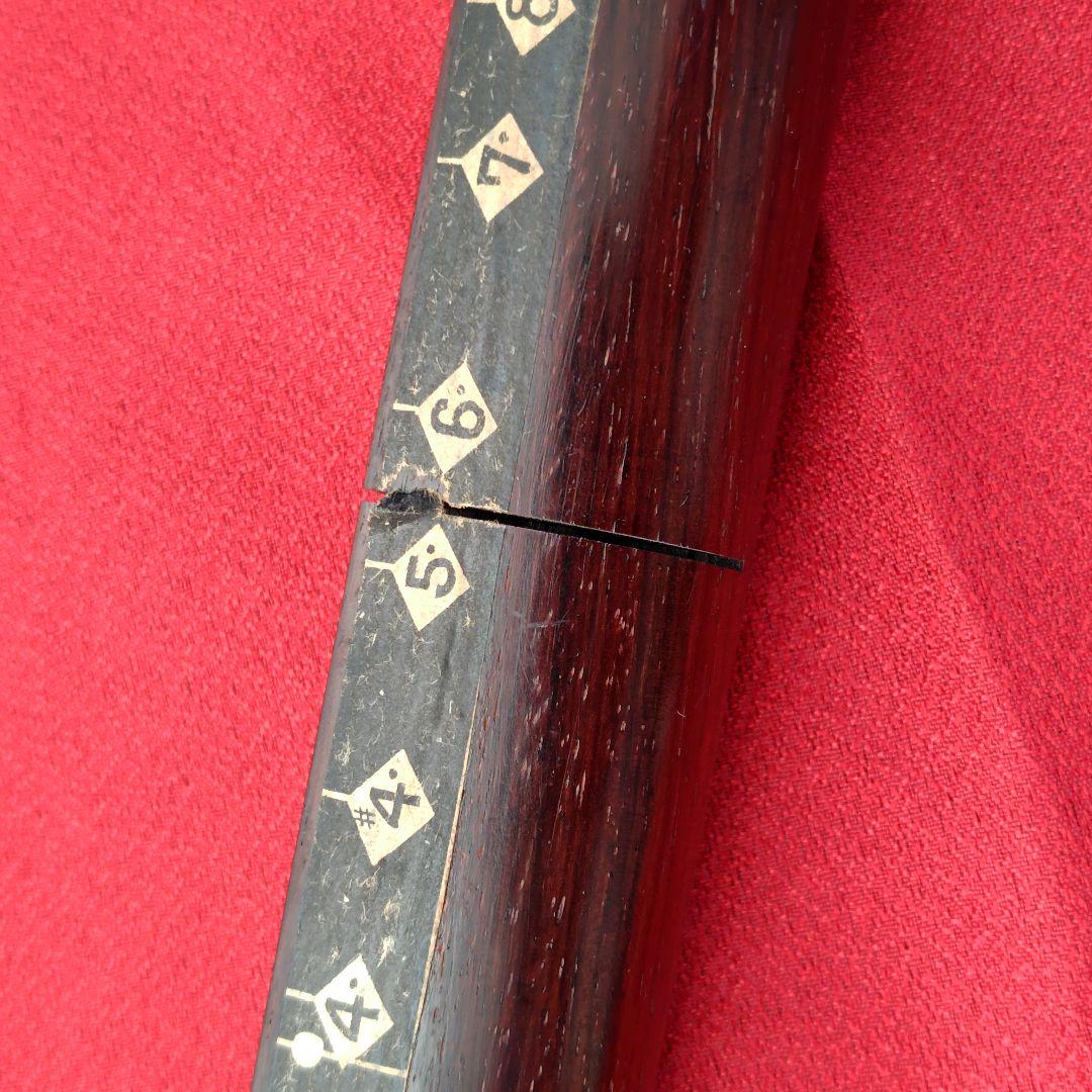 三味線 棹木部 地唄用 天神欠品 3分割 『紅』表記 上棹・中棹・下棹 修理用