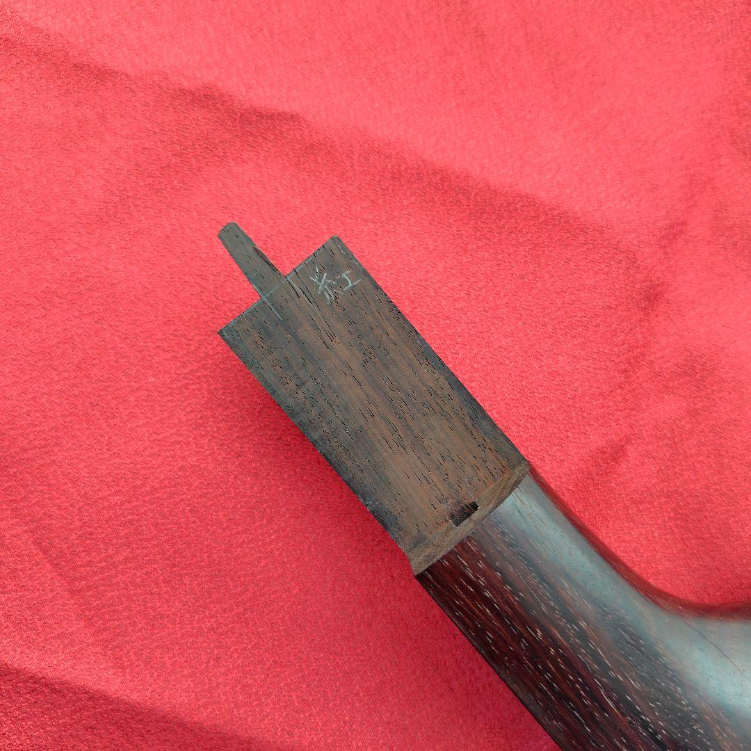 三味線 棹木部 地唄用 天神欠品 3分割 『紅』表記 上棹・中棹・下棹 修理用