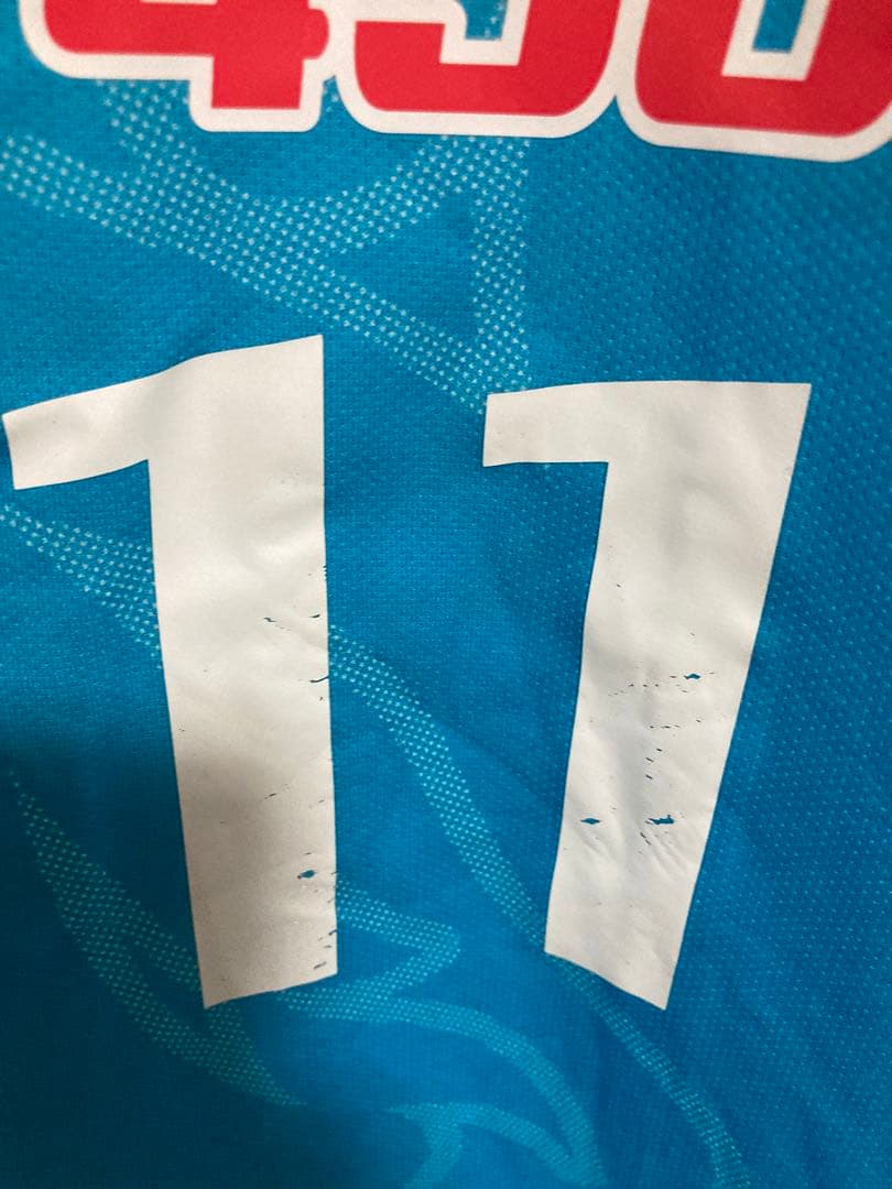 横浜FC 2006 2007ユニフォーム11 三浦知良 XO サイン入り　ホーム