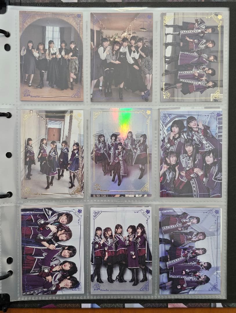 Edel Rose　バンドリ Roselia　バインダーセット　オマケ付き