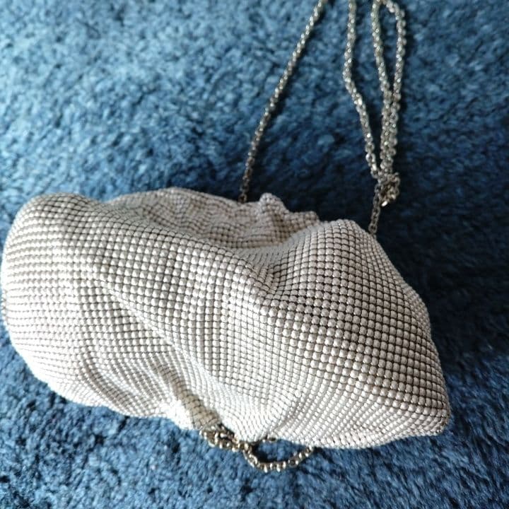 Whiting & Davis ビンテージメタリックメッシュバッグ未使用⭐︎希少