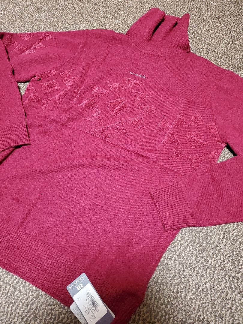 travisMathewトラヴィスマシュー バーガンディ タートルネックセーター