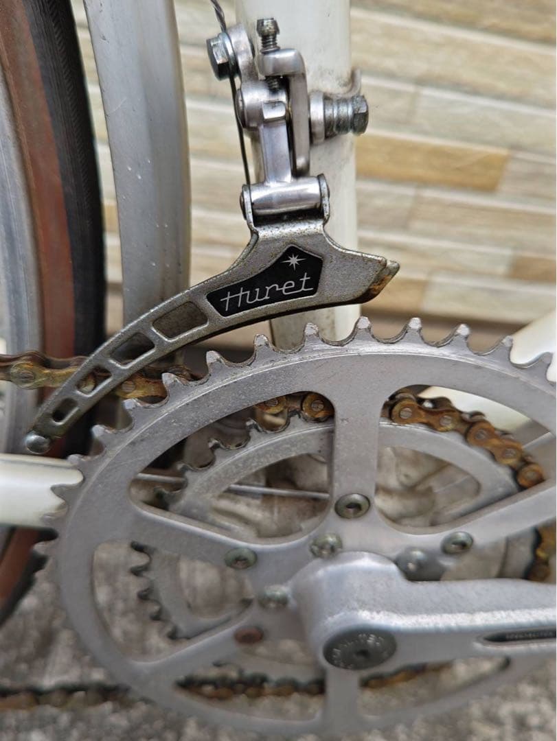 引取限定 中古 ビンテージ ブリヂストン ロードバイク 2×5変速 防犯登録込