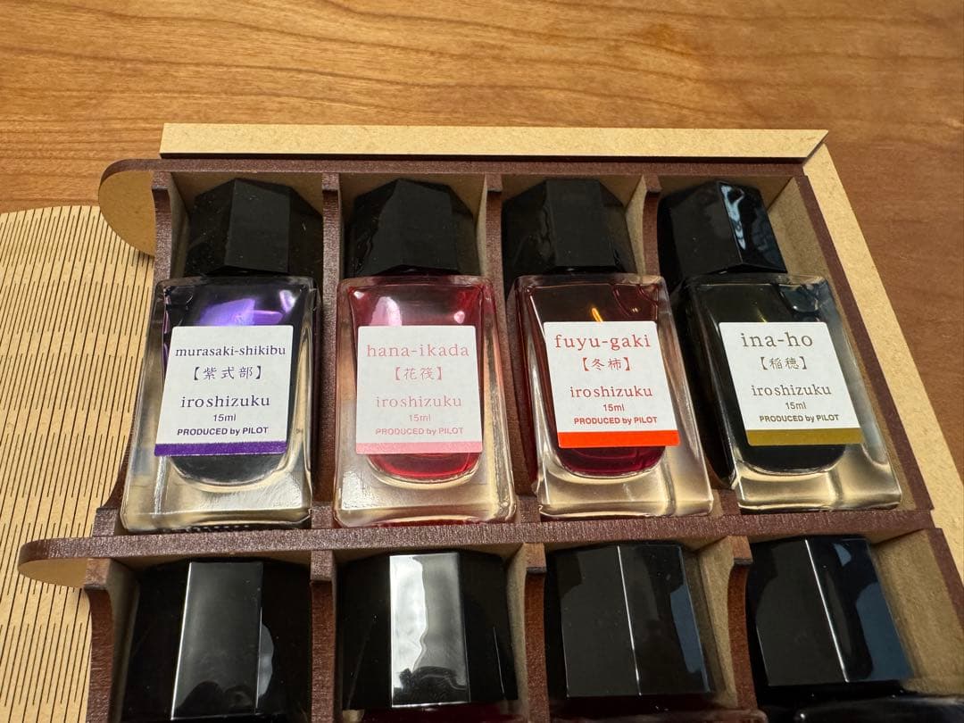 Ink Bookと色彩雫12色（暖色）セット