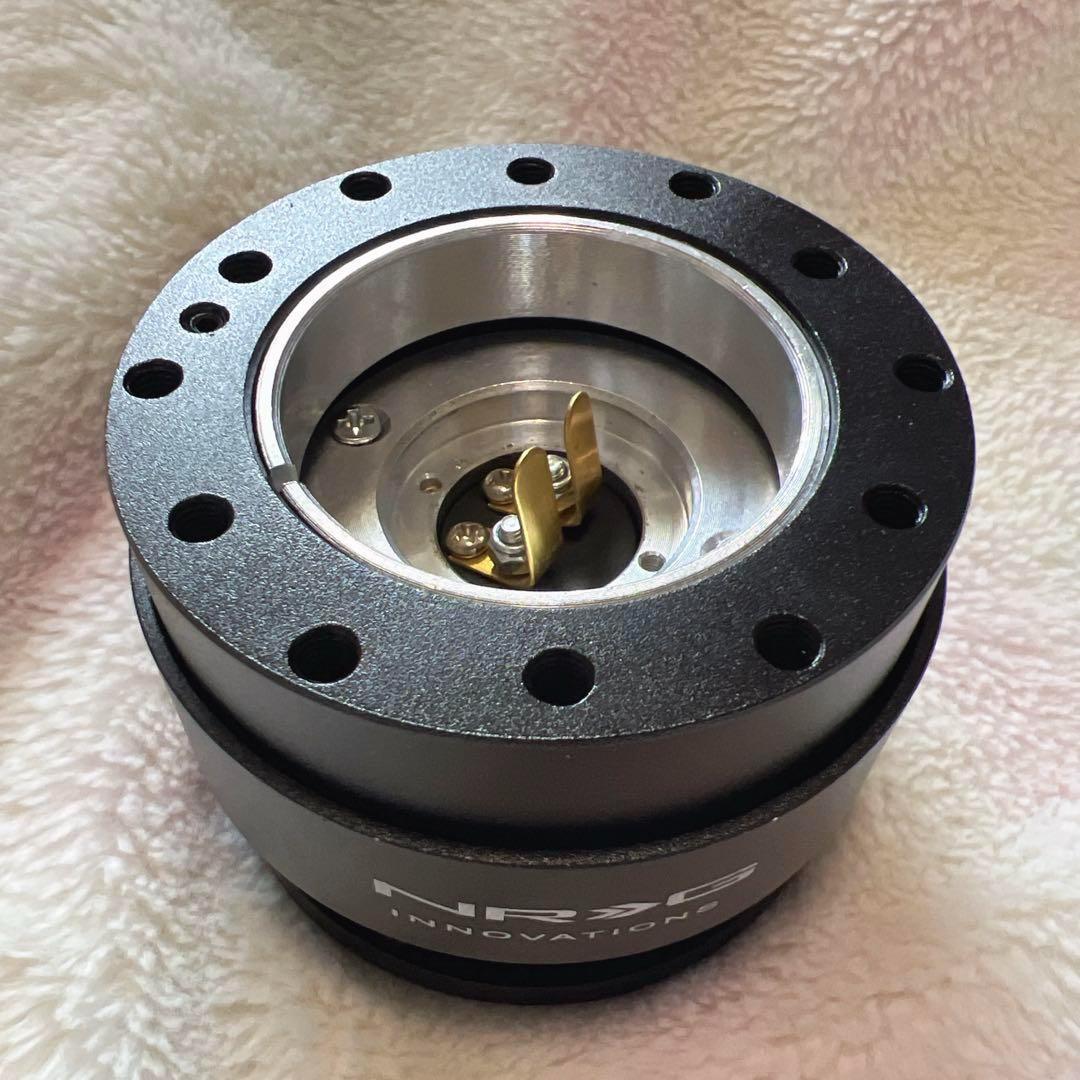 NRG クイックリリース 黒 ブラック　音無し