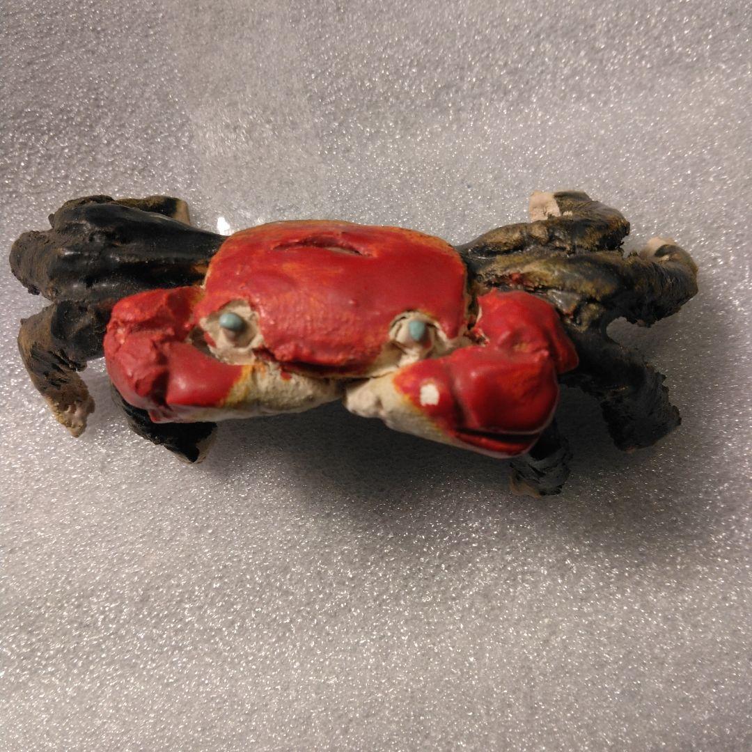 古い蟹　水月焼　楽山　二六