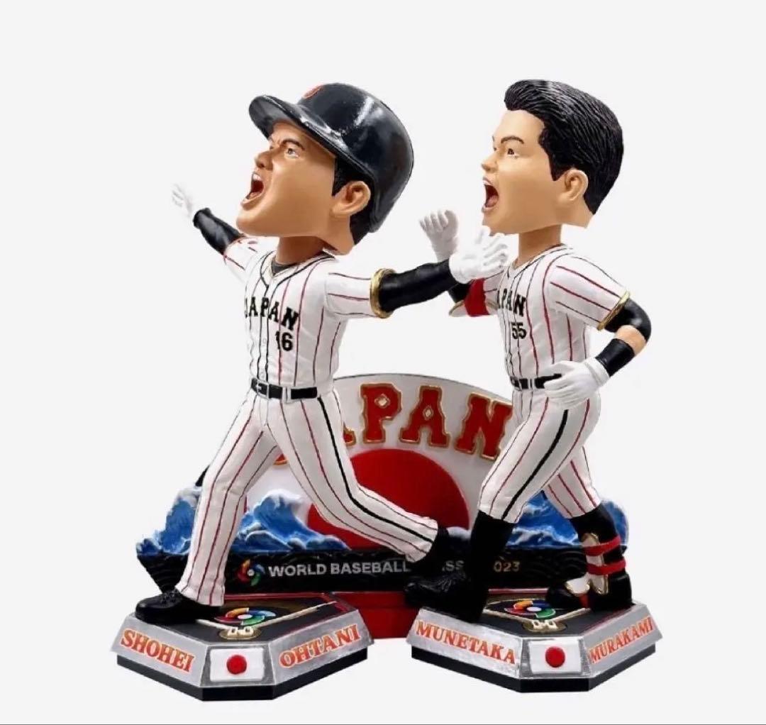 【大谷翔平+村上宗隆】 2023年WBC ダブル・ボブルヘッド 新品