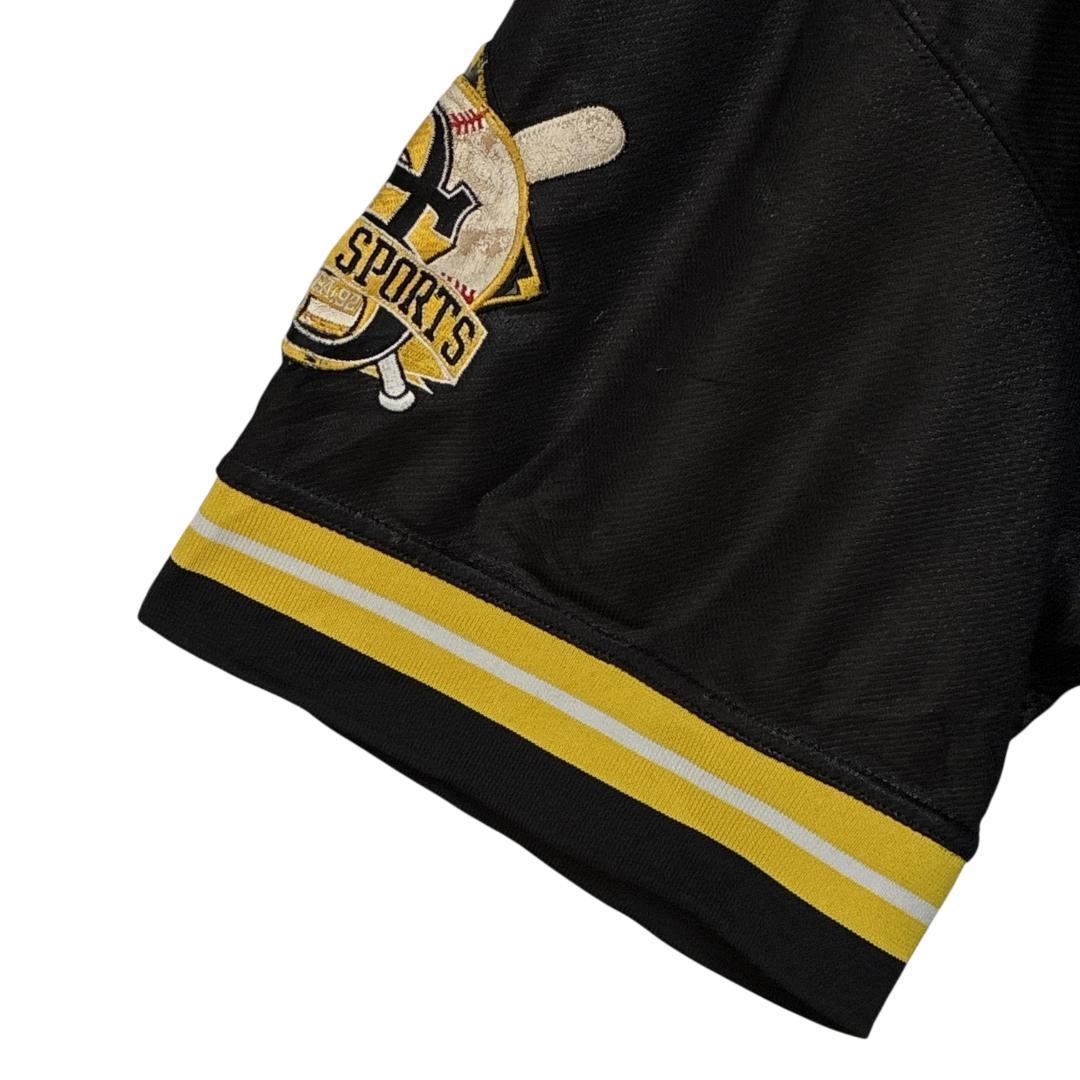 FUBU フブ ユニフォーム ゲームシャツ 刺繍ロゴ 黒 3XL ヒップホップ