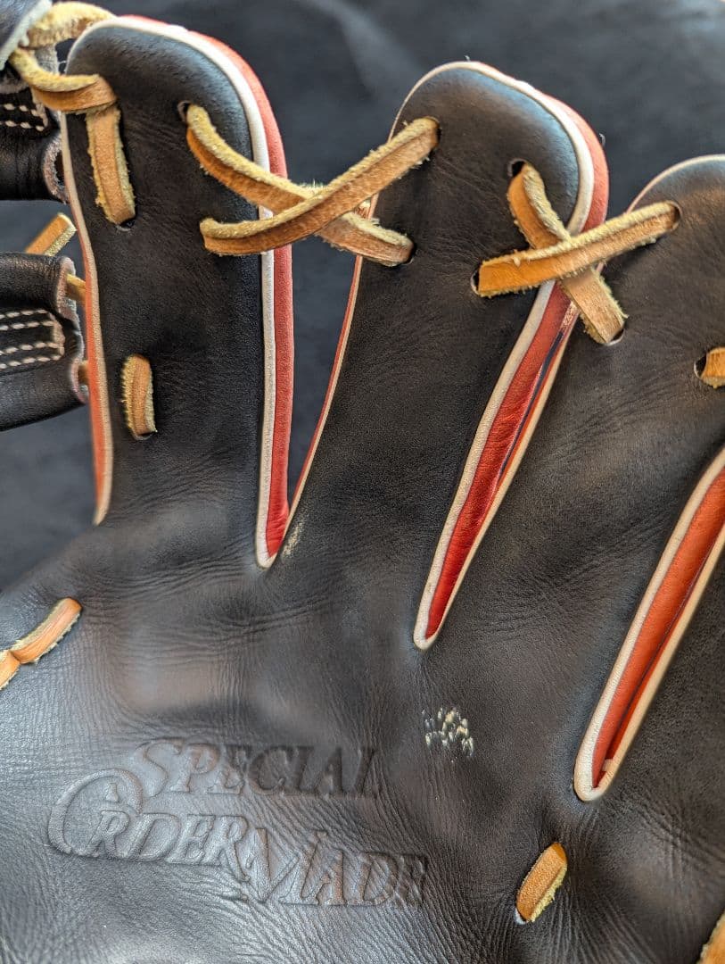 Special Order Made SSK軟式内野手グローブ ピンク/黒