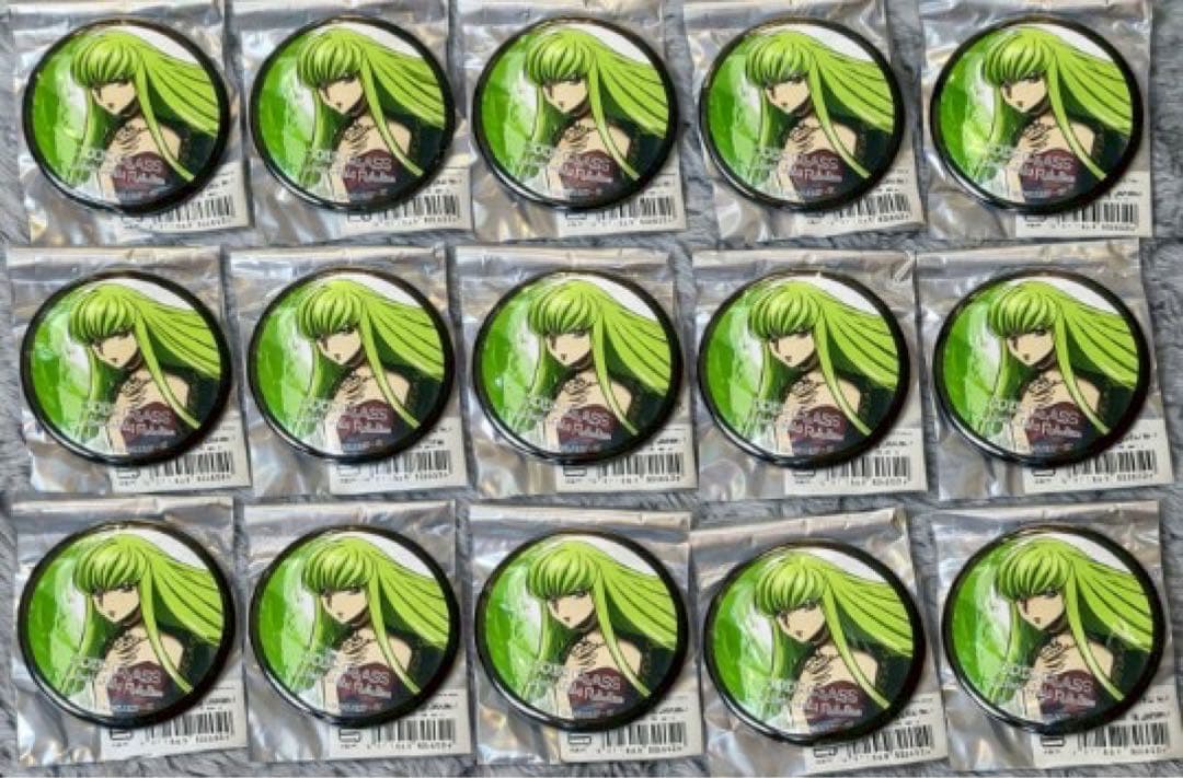 コードギアス C.C. 反逆のルルーシュ トレーディング 缶バッジ 15個