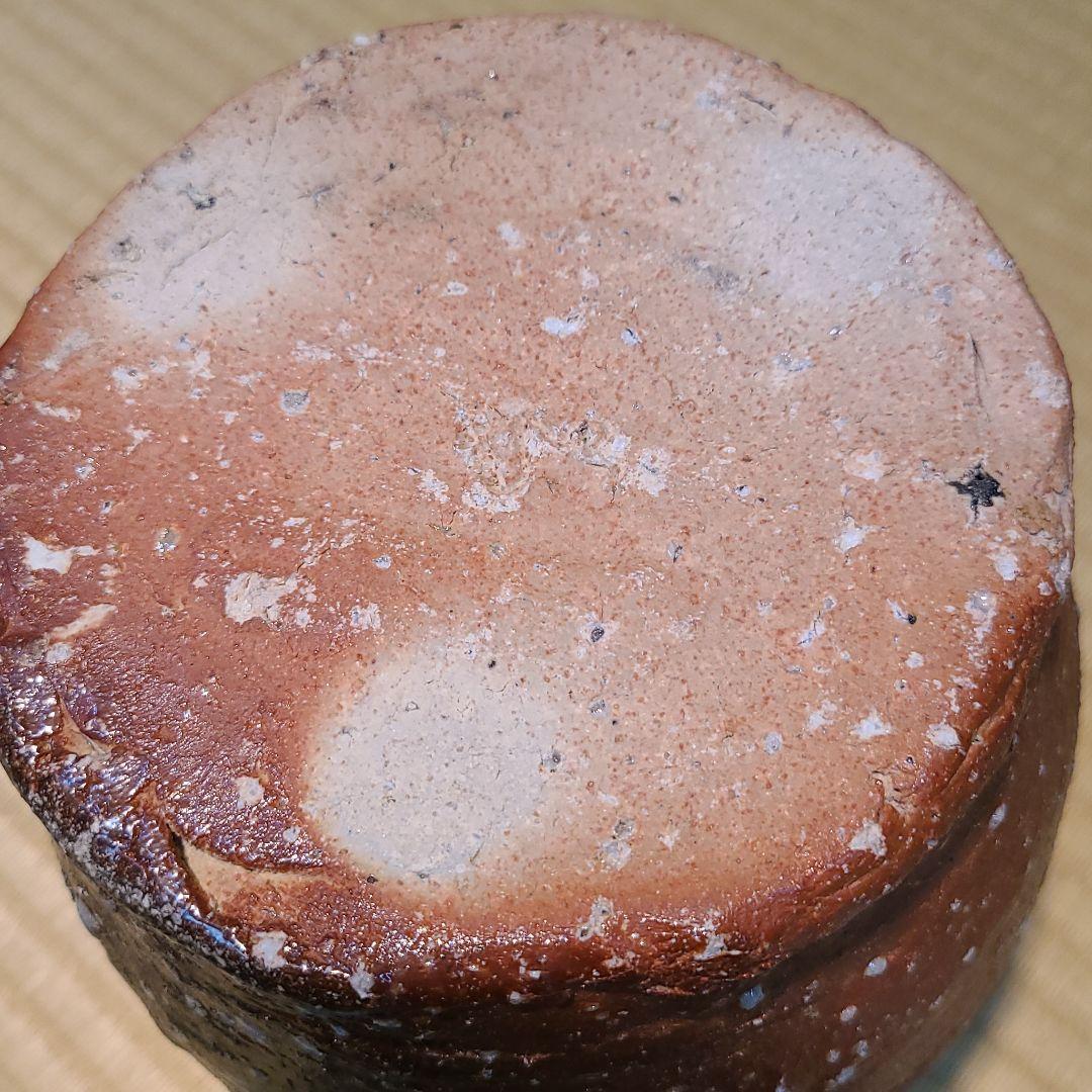 信楽焼 小川清峰作 壷 高さ6.5寸（約20cm） 箱なし 本物保証