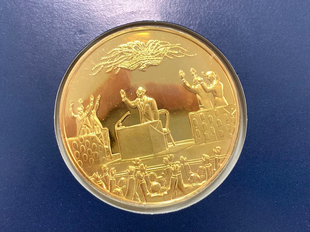 昭和天皇の御代　御在位六十年　記念式典　記念メダル　24k/9999銀