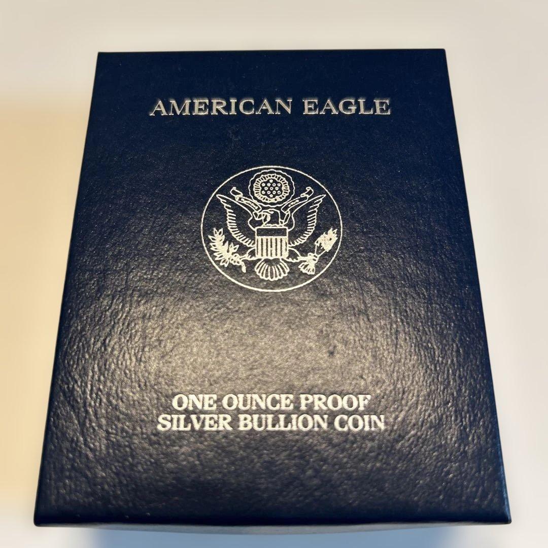 2001年プルーフアメリカンシルバーイーグル1ドル .999シルバー