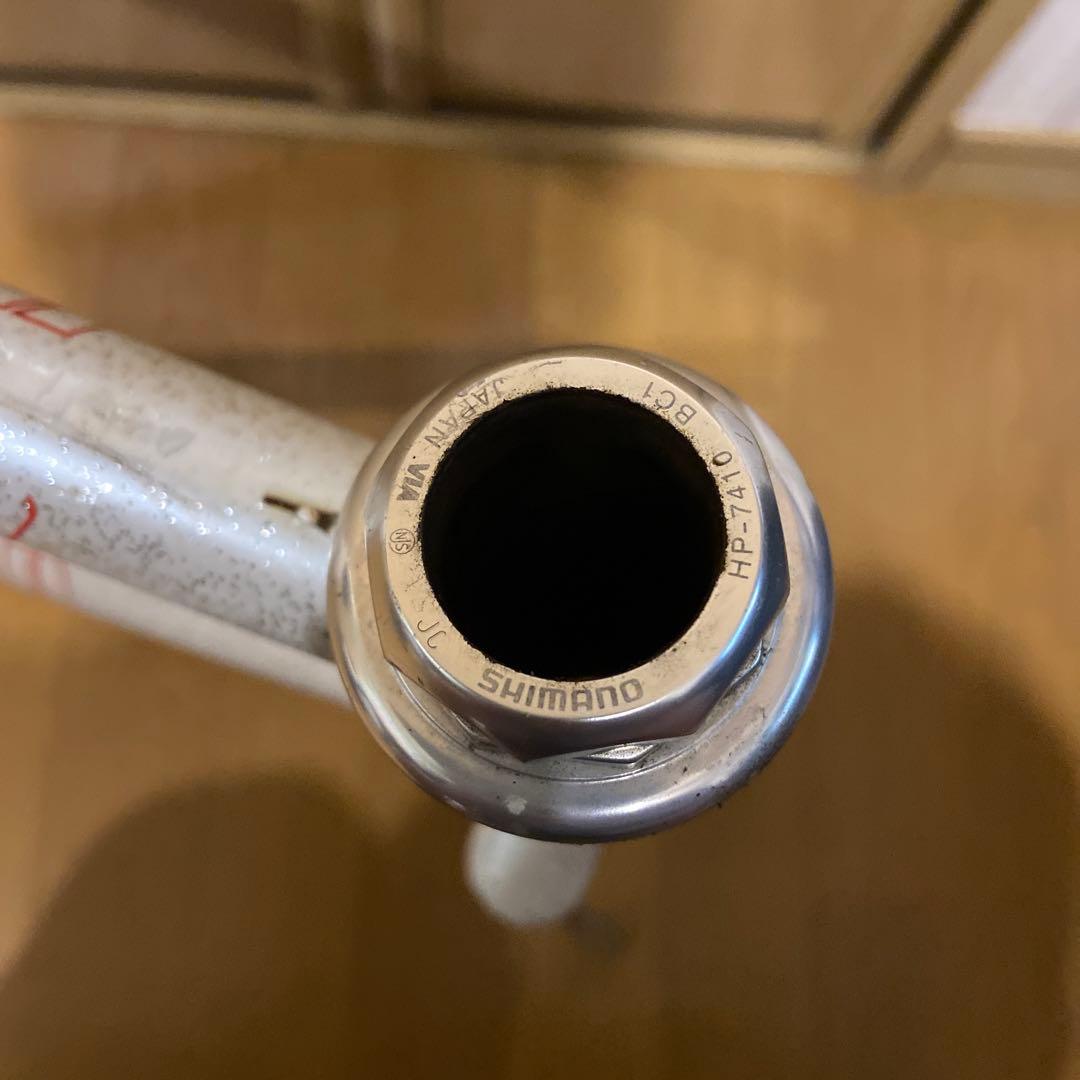 PELOTON ホワイトフレーム njs 競輪　トラックフレーム　ピスト