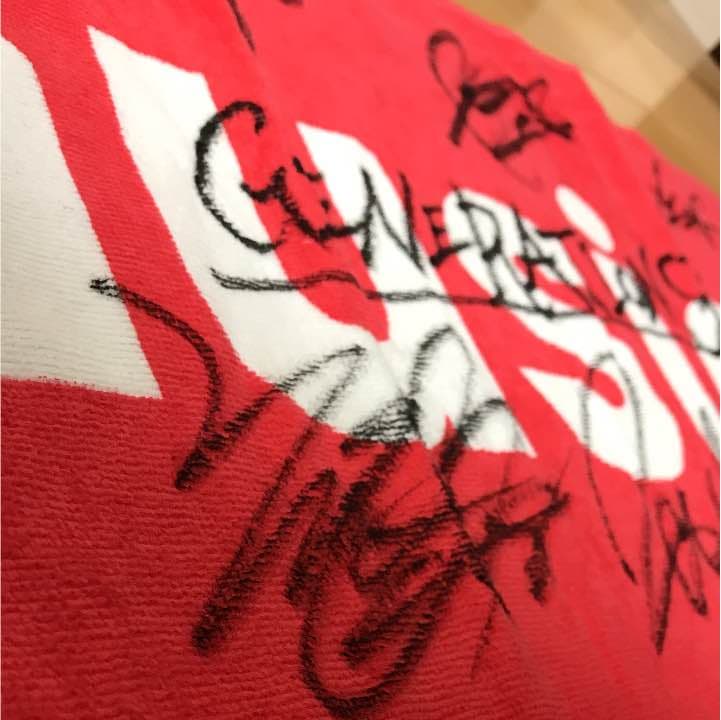 【激レア】GENERATIONS サイン入りタオル