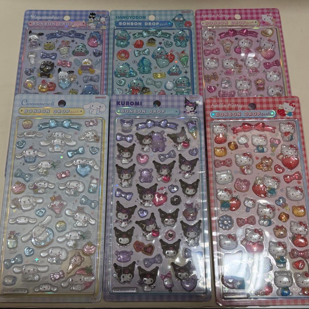 正規品　ボンボンドロップシールサンリオ第二弾