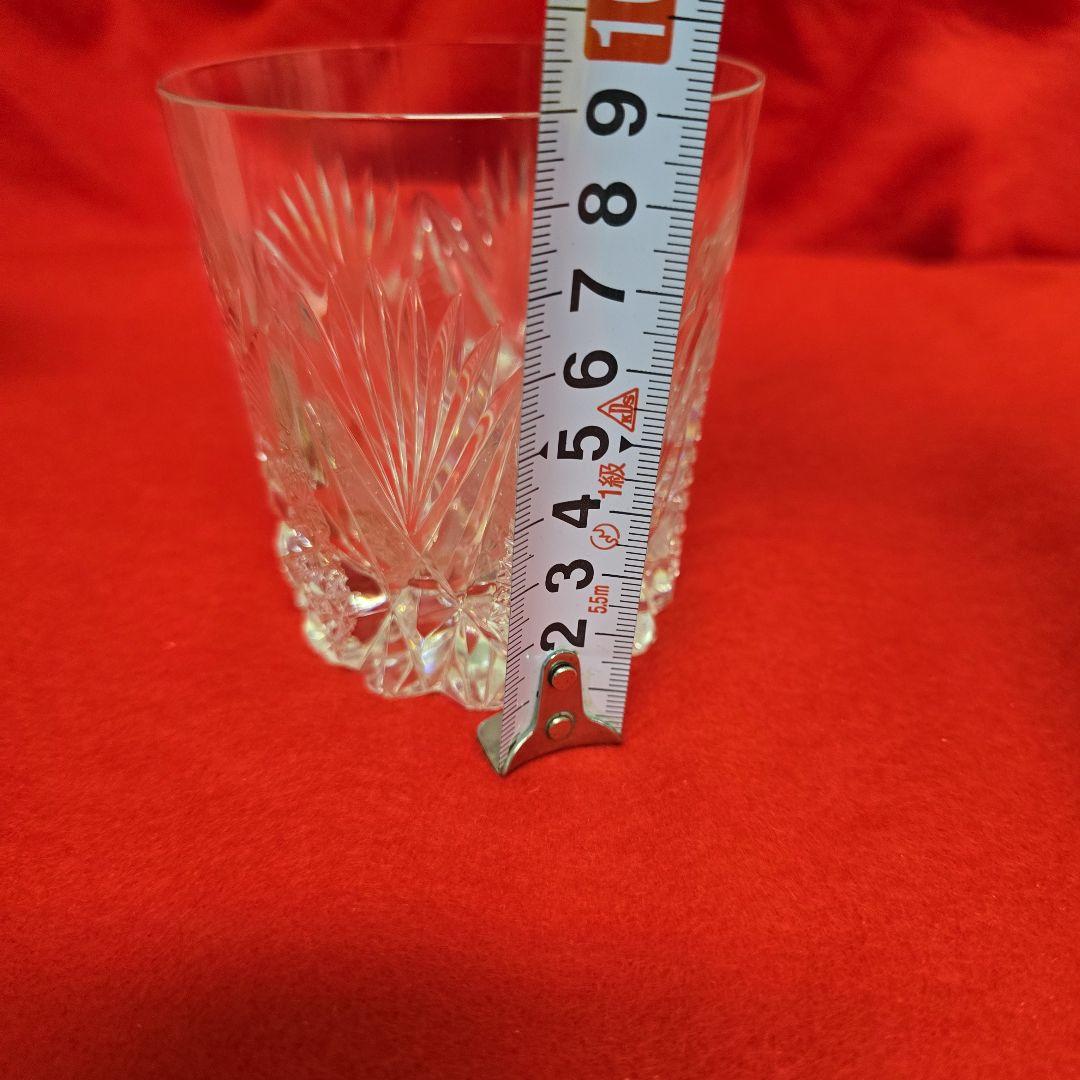 ★お値下げ★　HOYA カットクリスタル 菊　ロックグラス