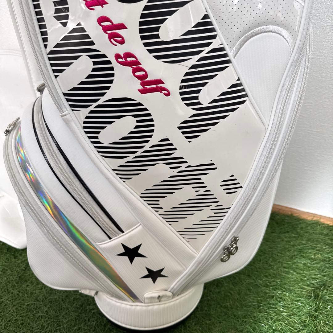 le coq sportif キャディバッグ ホワイト