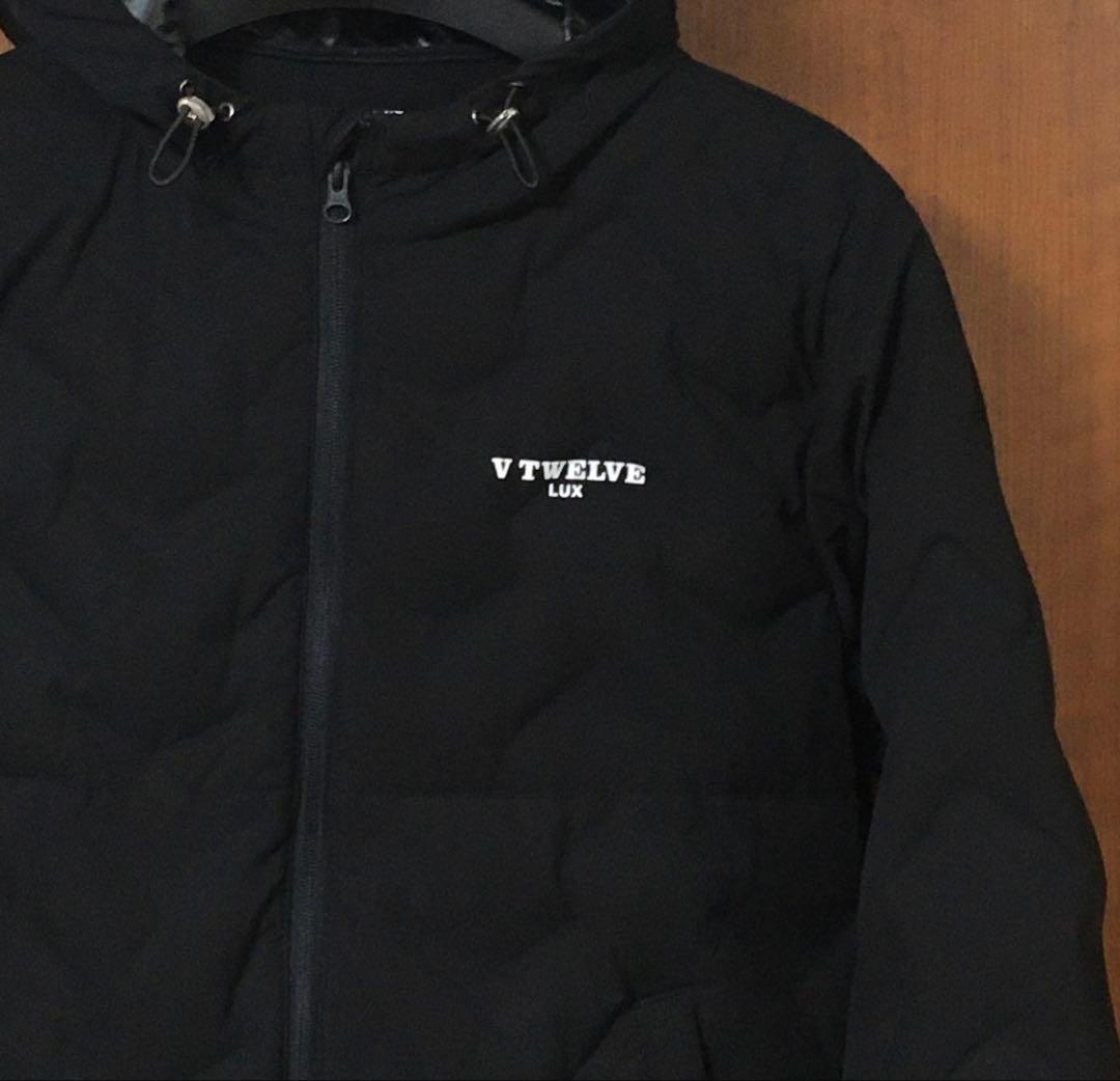 良品　V12　ダウン　XL　黒　ヴィトゥエルブ　ブイトゥエルブ　ダウン　ゴルフ