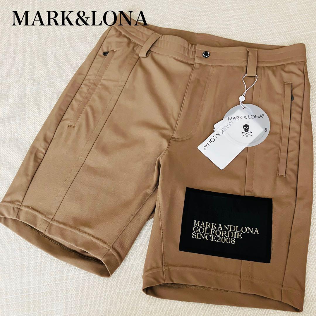 【新品タグ付】マークアンドロナ ハーフパンツ ゴルフ ロゴ 24年モデル 44