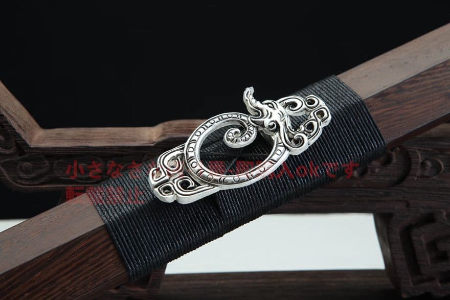 20寸砂銀玄氷漢剣 古兵器   武具　刀装具　日本刀　模造刀   居合刀