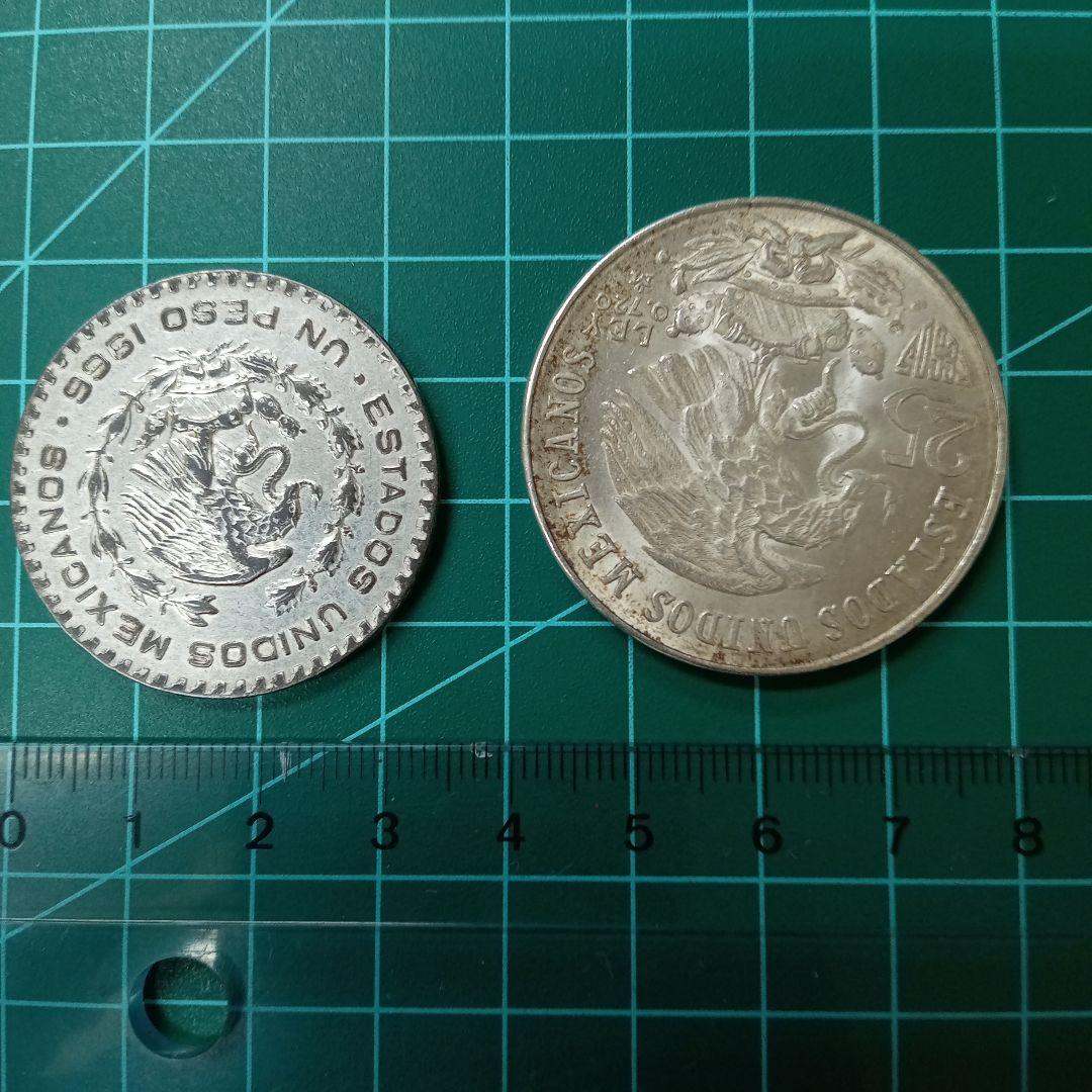 メキシコ ／オリンピック記念銀貨／Morelos Peso銀貨