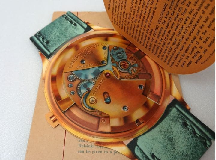 オメガ cal.333 352 クロノメーターのセールスマンディスプレイ