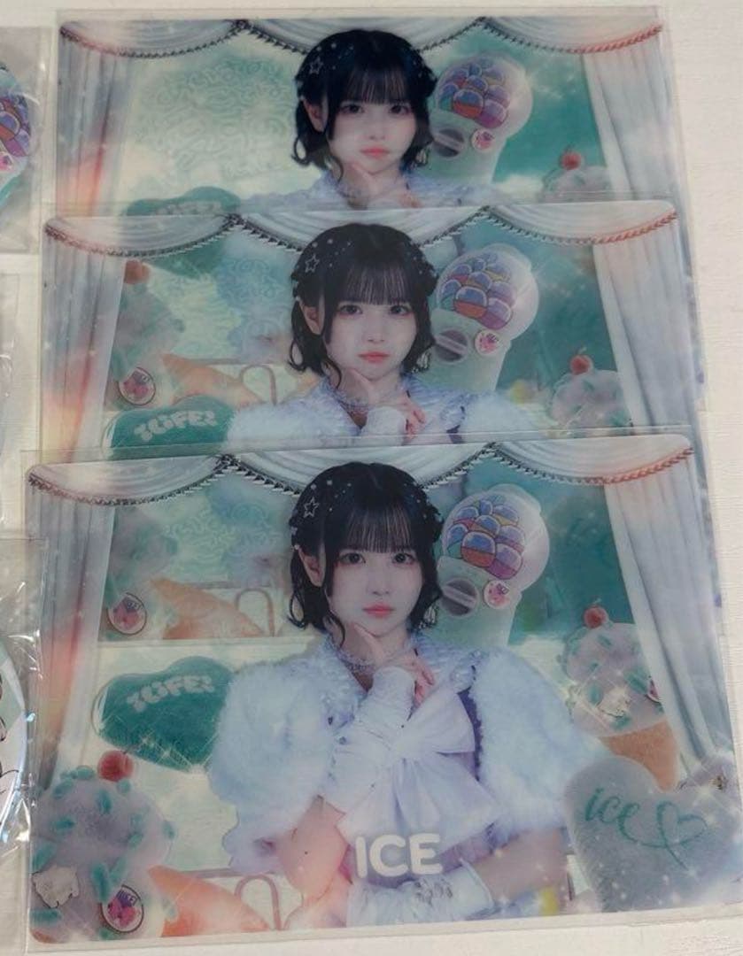 iLiFE iLife! あいす チェキ　クリアカード セット