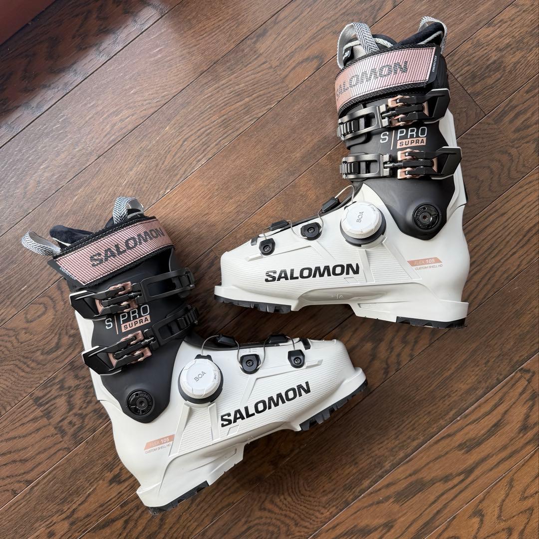美品SALOMON S/PRO SUPRA 105 スキーブーツ 25/25.5