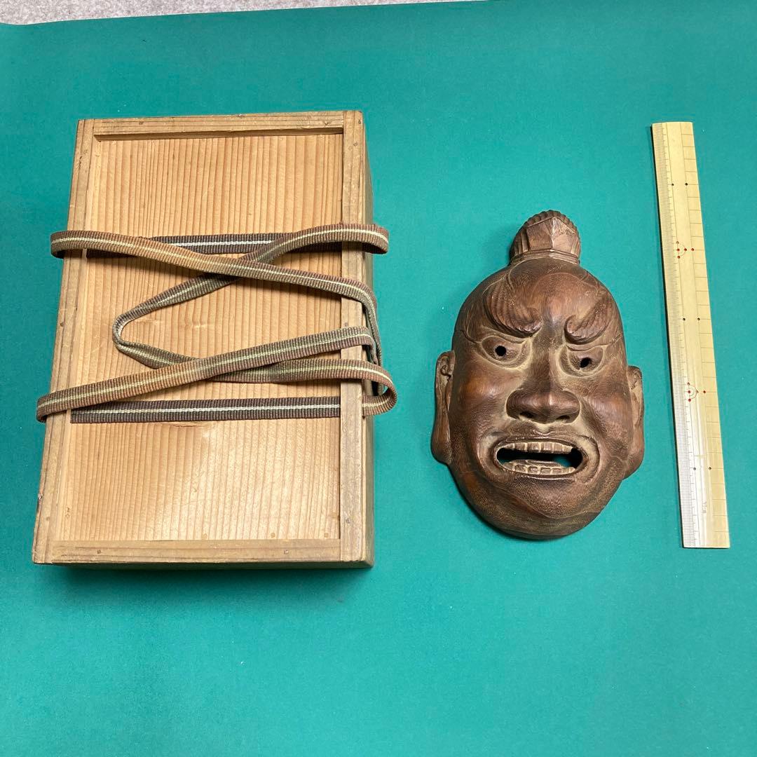 お面　面　金剛力士　不動明王　【kurokunn】H