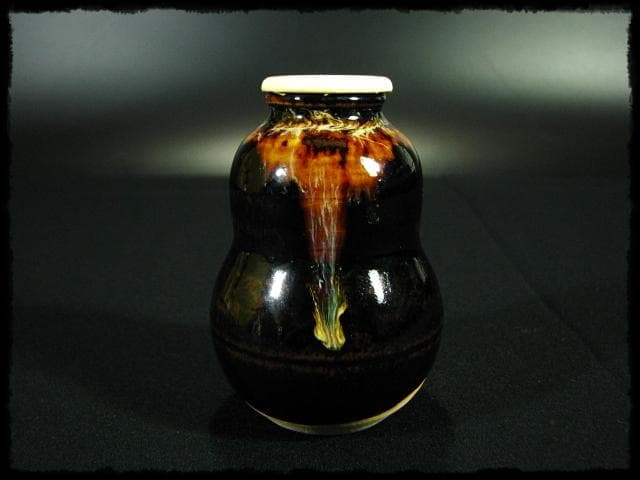 hiro！瓢形 茶入 桶谷 定一 茶道具 c544