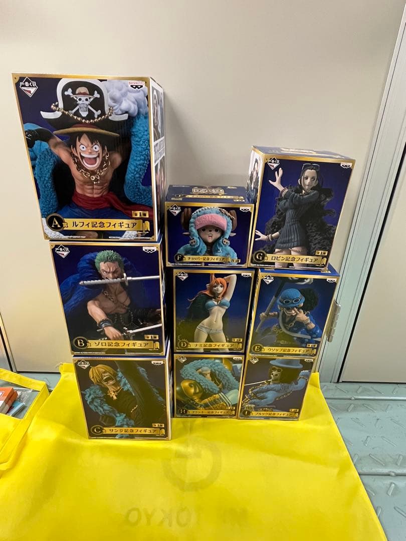 ワンピース　一番くじ　20th anniversary 記念フィギュア　9体