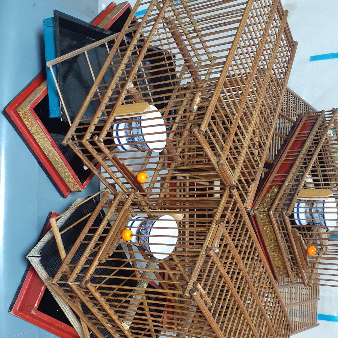 日光籠６個　６羽用寝箱