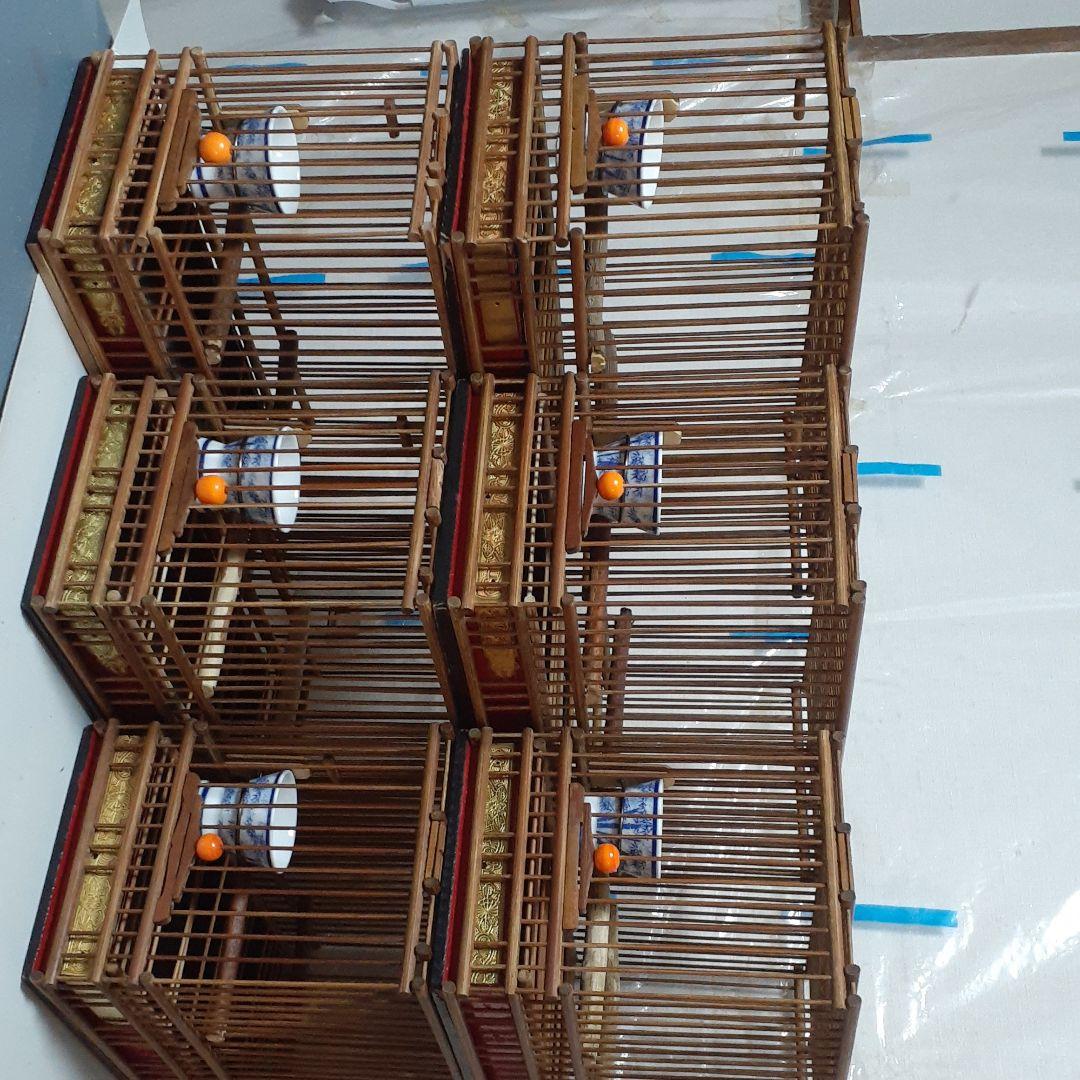 日光籠６個　６羽用寝箱