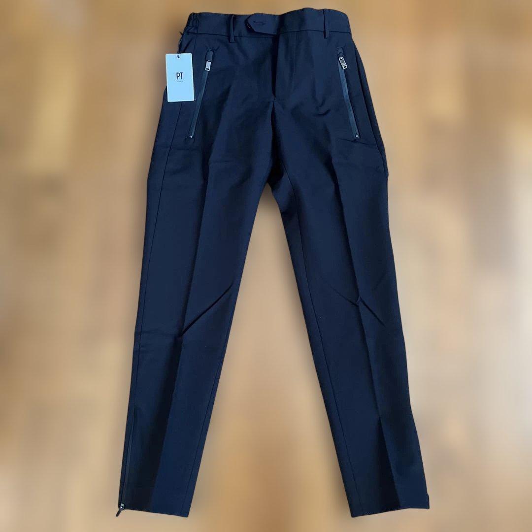 未使用品　PT トリノ メンズゴルフパンツ スリムフィット 42サイズ 黒