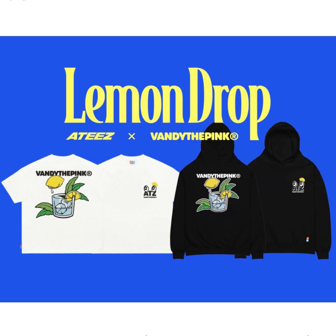 韓国限定 ATEEZ VANDYTHEPINK Lemon Drop パーカー