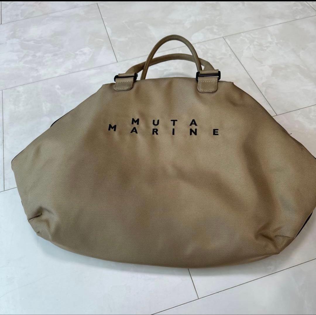 MUTA MARINE ベージュ ゴルフバッグ