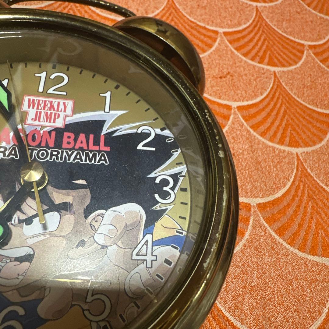 週刊少年ジャンプ　ドラゴンボール　時計　ゴールド　目覚まし時計　鳥山明　懸賞品