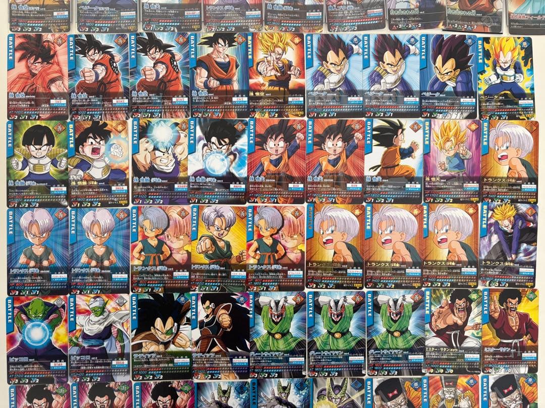 【美品】初期　ドラゴンボール　データカードダスまとめ売り186枚　大変お得です