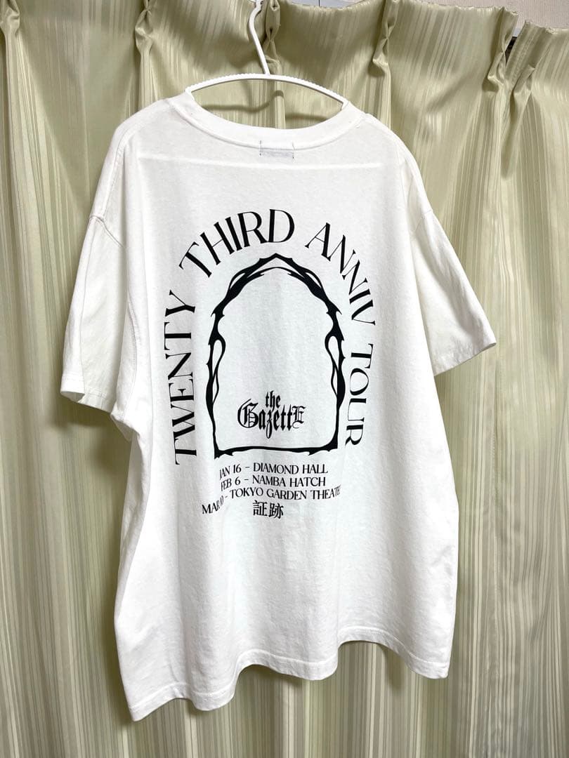 the GazettE Tシャツ 23TH ANNIVERSARY 証跡 白い