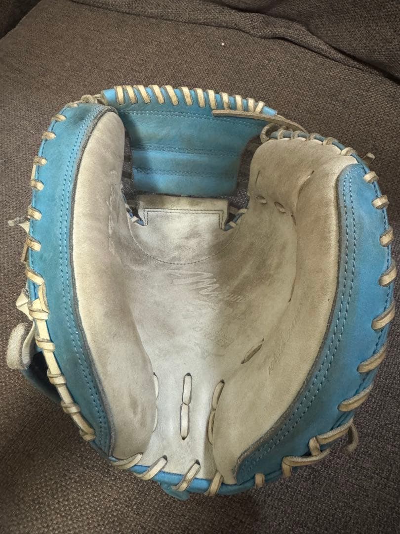 Mizuno 軟式グローブ 青/白