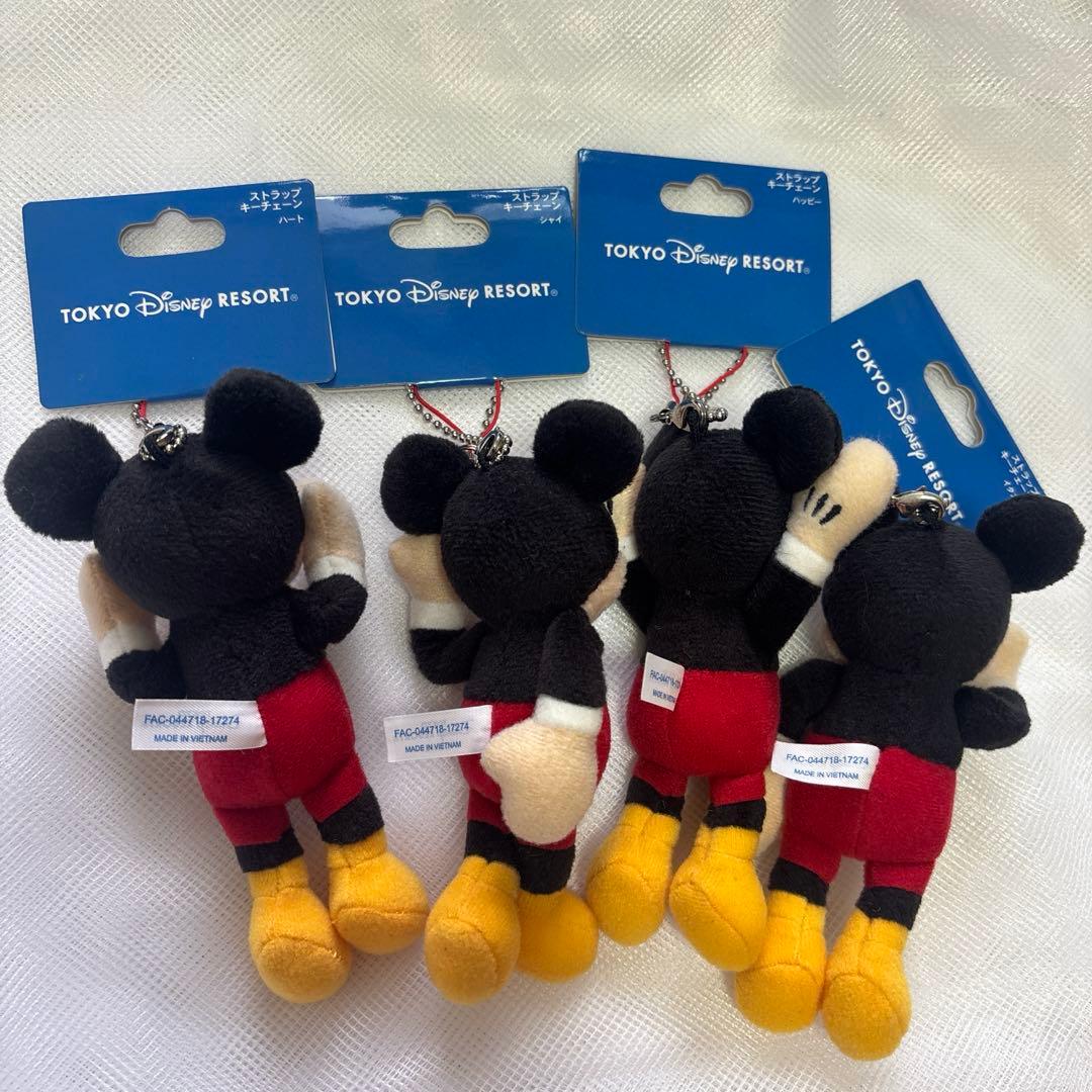 TDR ミッキー キーチェーンセット