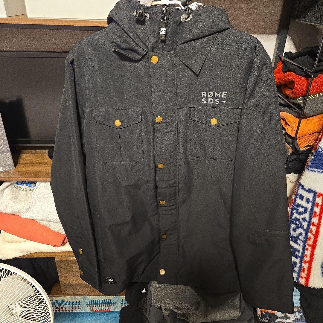 ROME SDS フード付きジャケット Lサイズ ブラック